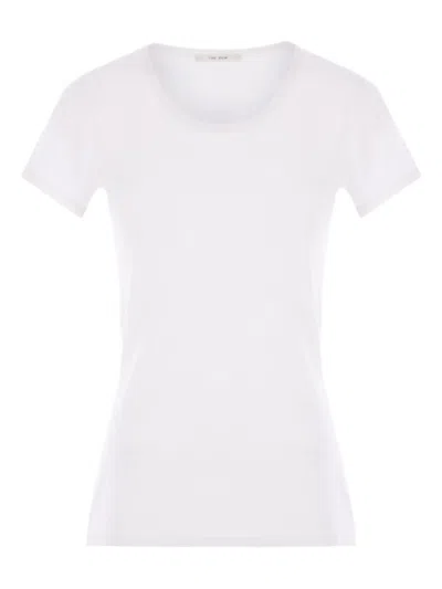 The Row Keyla Cashmere T-shirt In White