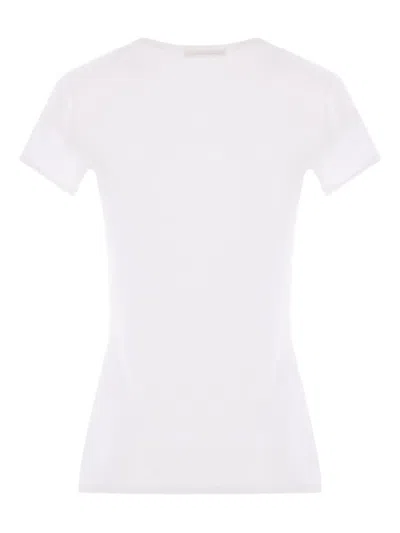 The Row Keyla Cashmere T-shirt In White
