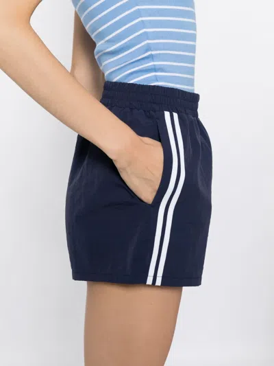 Sporty And Rich Sr Runner Track Short In Blue