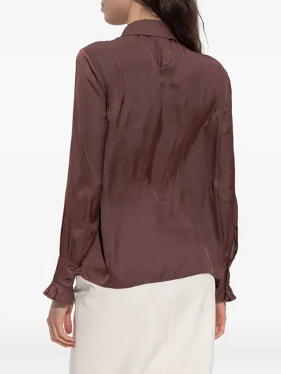 Zadig & Voltaire Thely Shirt In Brown