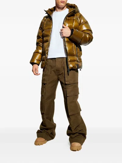 Dsquared2 Belt Loop Track Pants In Green