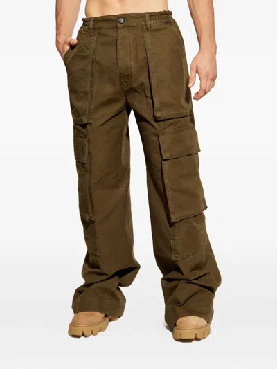 Dsquared2 Belt Loop Track Pants In Green