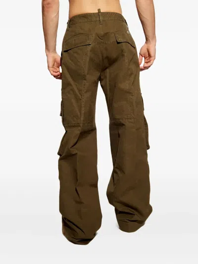Dsquared2 Belt Loop Track Pants In Green