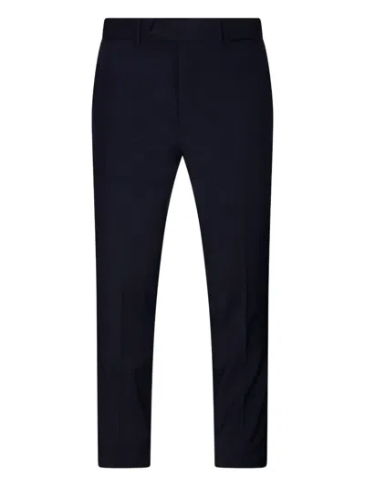 Santaniello Tailored Black Wool Suit In Black