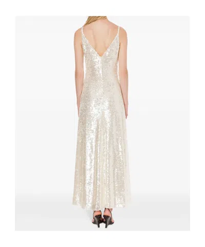 Philosophy Di Lorenzo Serafini Sequinned Gown Dress In Silver
