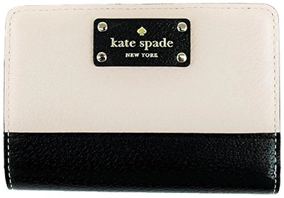 Kate Spade Wellesley Slim Cara Tellie Bifold Wallet In Peb Black