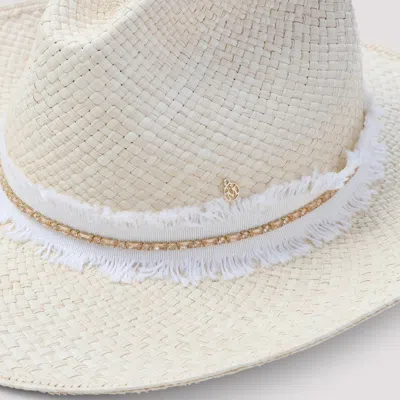 Maison Michel Austin Denim Strass Hat