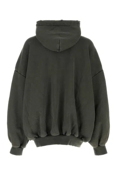 Miharayasuhiro Maison Mihara Yasuhiro Charcoal Cotton Oversize Sweatshirt In Gray