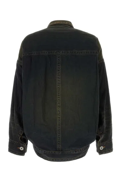 Miharayasuhiro Maison Mihara Yasuhiro Long-sleeved Denim Jacket In Black