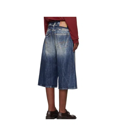 Martine Rose Zipper Denim Shorts