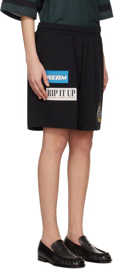 Martine Rose Tech Jersey Football Shorts Patches