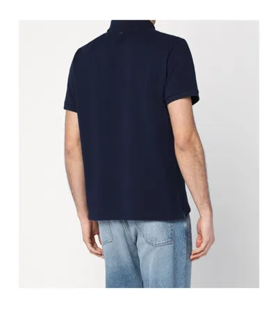 Ami Alexandre Mattiussi Ami De Coeur Short-sleeved Polo T-shirt In Animal Print