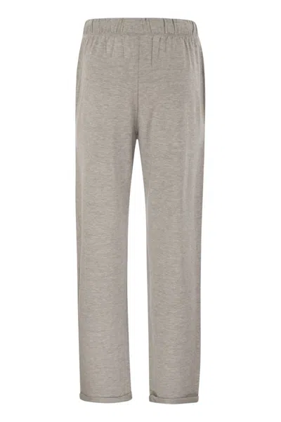 Majestic Filatures Trousers With Drawstring Waist