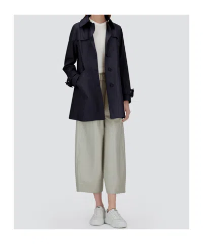 Herno Raincoat In Delon And Monogram In Blue