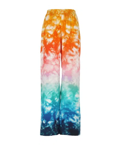 Casablanca Pants In Multicolor Silk