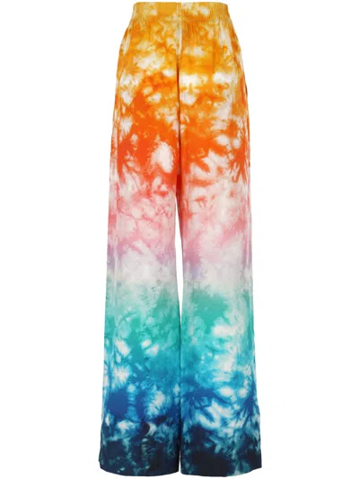 Casablanca Pants In Multicolor Silk
