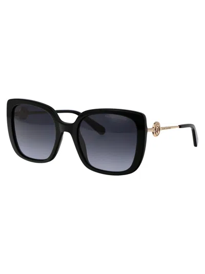 Marc Jacobs Black Metal Sunglasses In Black