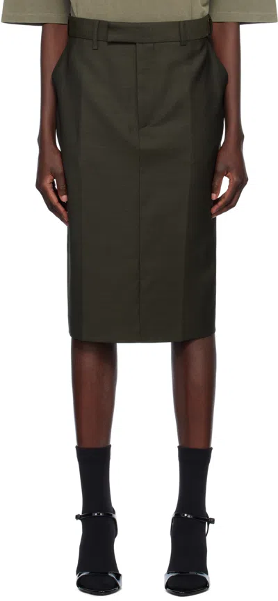 Martine Rose Jockstrap Skirt In Black