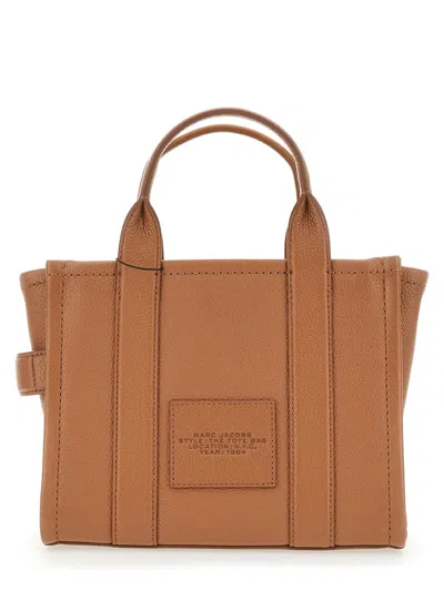 Marc Jacobs Brown Leather Mini The Tote Bag Handbag