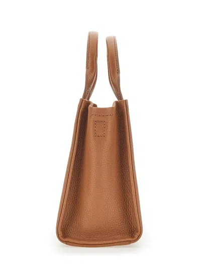 Marc Jacobs Brown Leather Mini The Tote Bag Handbag
