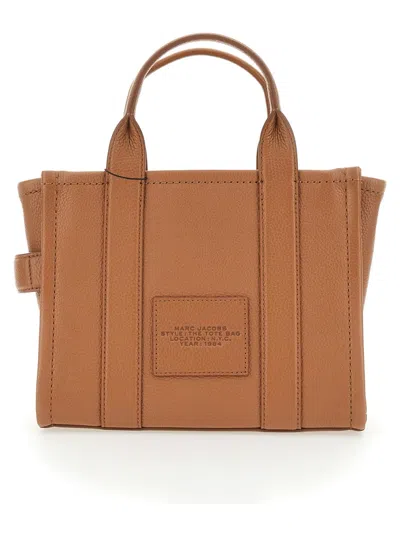 Marc Jacobs Brown Leather Mini The Tote Bag Handbag