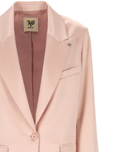 Aniye By Single-breasted Blazer Jacket In Pink