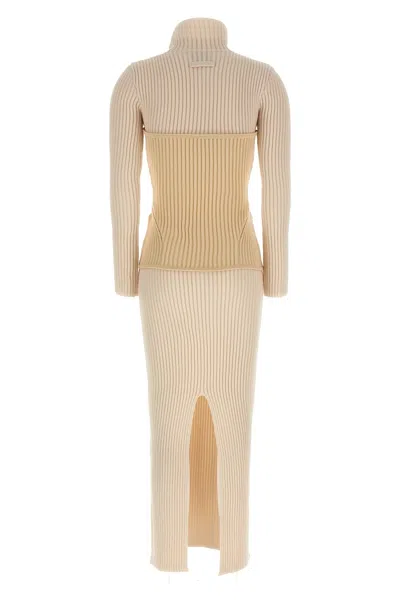 Jean Paul Gaultier Corset Dress Dresses White In Neutral