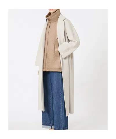 Max Mara Water-repellent Padded Gilet In Neutral