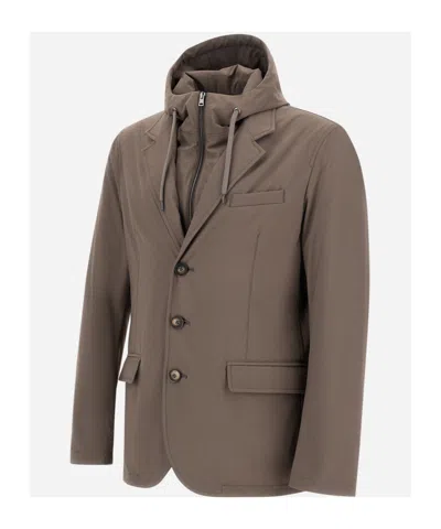 Herno Resort Blazer In Nylon Comfort Stretch