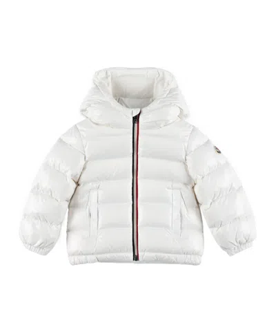 Moncler Enfant New Aubert Hooded Down Jacket In White
