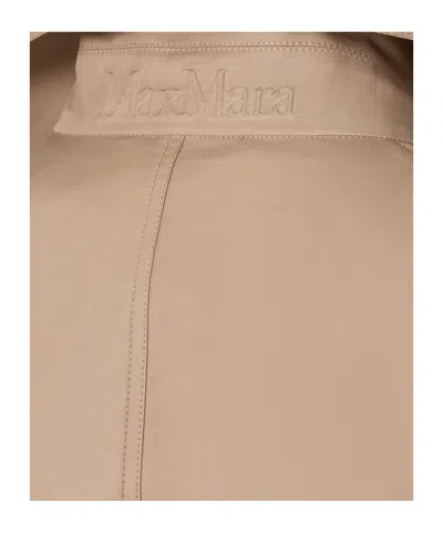 Max Mara The Cube Fiorito Double-breasted Belted Coat In Brown