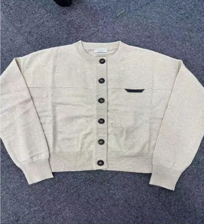 Brunello Cucinelli Long-sleeved Knitted Cardigan