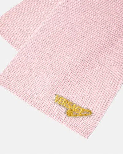 Versace Kids Logo Patch Scarf