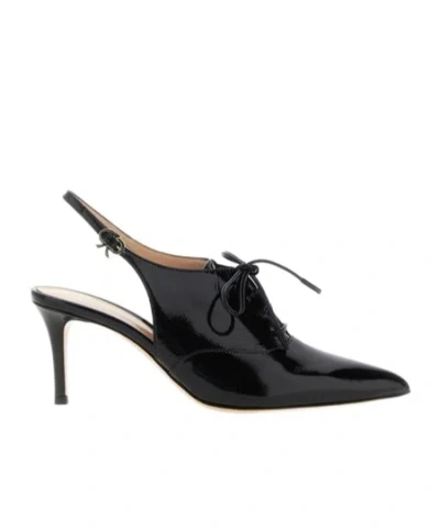 Gianvito Rossi Veronica Pointed Toe Slingback Pumps