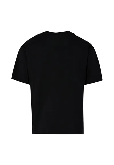 Balmain Logo-embroidered T-shirt In Black