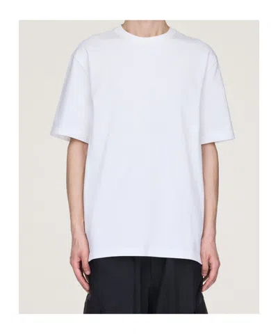 Y-3 Cotton M Merch Ss Tee T-shirt In White