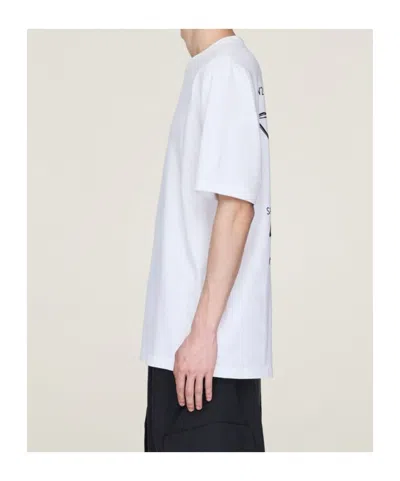 Y-3 Cotton M Merch Ss Tee T-shirt In White