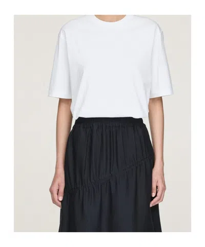 Y-3 Cotton M Merch Ss Tee T-shirt In White