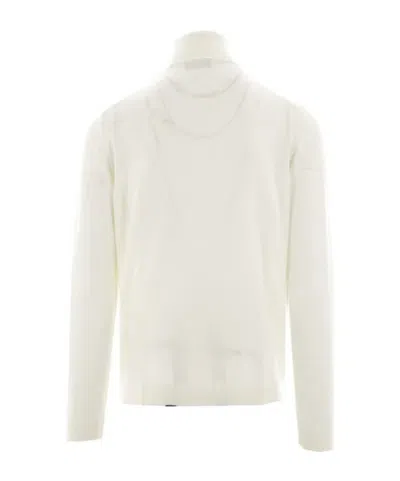 Roberto Collina Turtleneck Ribbed-cuffs Sweater In White