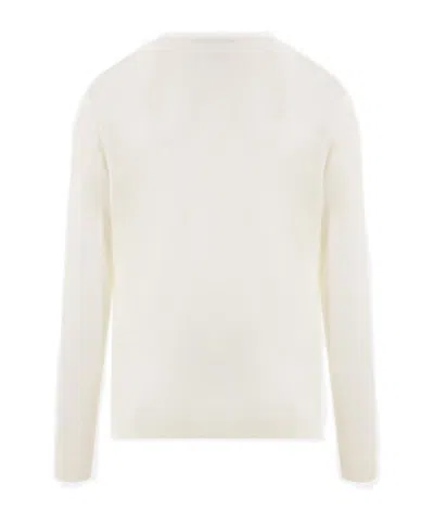 Roberto Collina Man Sweater Ivory Size 42 Merino Wool In White