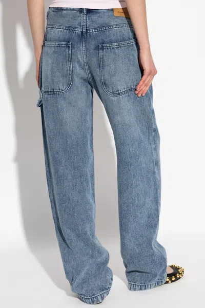 Isabel Marant Jeans With Belt Loops In Blue