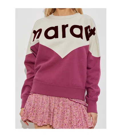 Isabel Marant Étoile Isabel Marant Etoile Two-tone Cotton Blend Houston Sweatshirt