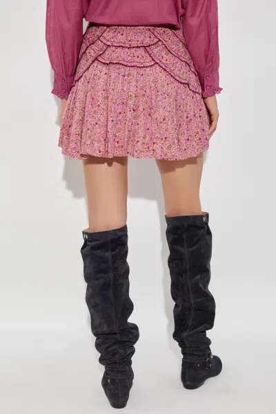 Isabel Marant Étoile Ceola Ruffled Printed Mini Skirt
