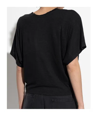 Isabel Marant Étoile Short Sleeve T-shirt In Black