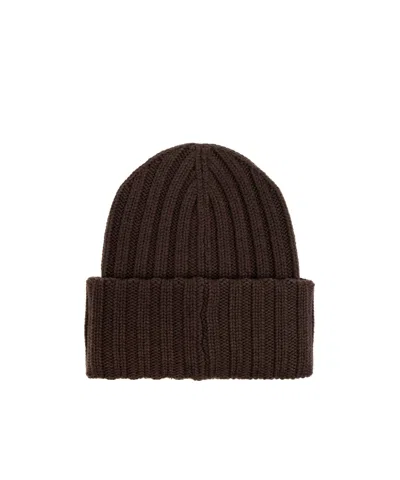 Dsquared2 Ribbed-knit Logo-patch Beanie