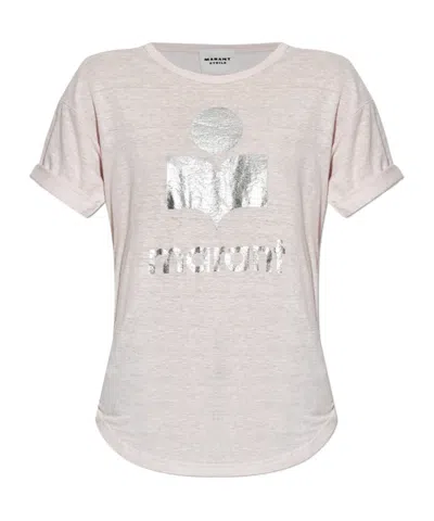 Isabel Marant Étoile Short-sleeved T-shirt In Neutral