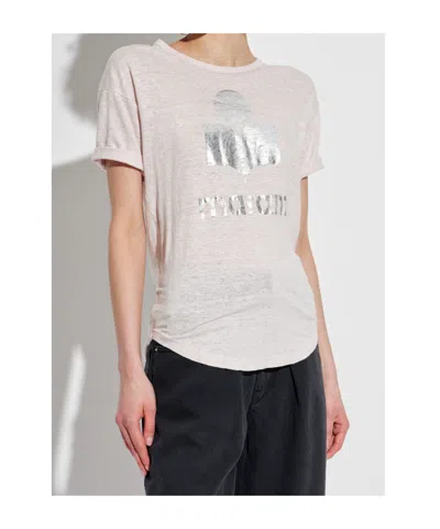 Isabel Marant Étoile Short-sleeved T-shirt In Neutral