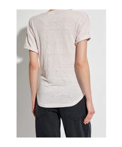 Isabel Marant Étoile Short-sleeved T-shirt In Neutral