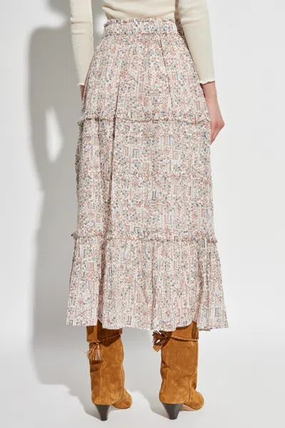 Isabel Marant Étoile Diya Midi Skirt In Nude