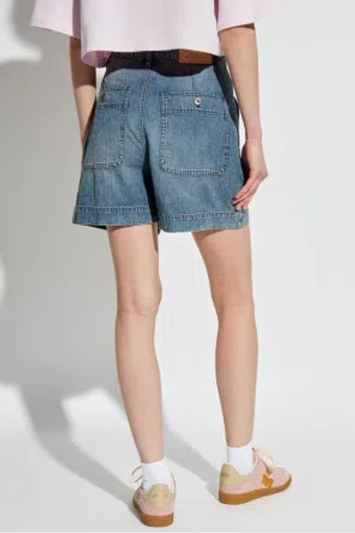 Isabel Marant Étoile Belt Loop Shorts In Blue